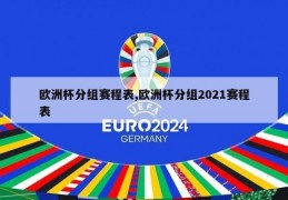 欧洲杯分组赛程表,欧洲杯分组2021赛程表