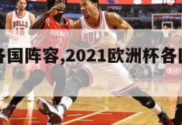 欧洲杯各国阵容,2021欧洲杯各国阵容及号码