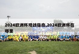 2024欧洲杯观战指南,2024欧洲杯在哪里